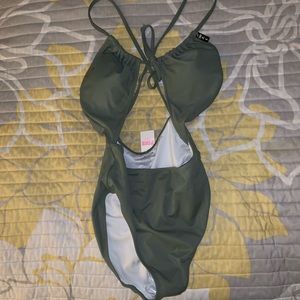 Victoria’s Secret pink one piece swimsuit